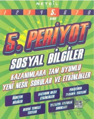 5. Sınıf Sosyal Bilgiler 5. Periyot – Kolektif – Netbil Yayıncılık kitap kapağı