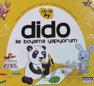 Dido ile Boyama Yapıyorum – Kolektif – Çamlıca Çocuk Yayınları kitap kapağı