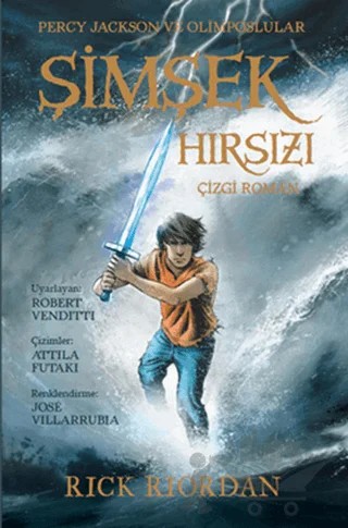 Şimşek Hırsızı (Çizgi Roman) – Rick Riordan – Doğan Egmont Yayıncılık kitap kapağı