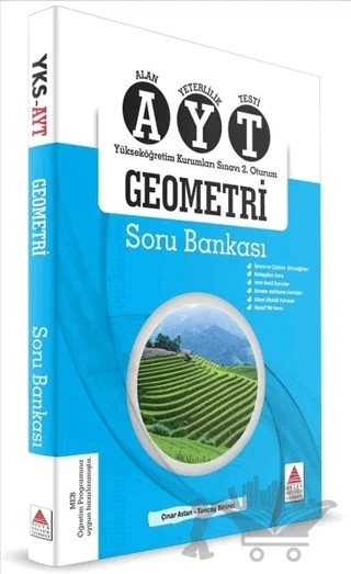 YKS AYT 2.Oturum Geometri Soru Bankası – Çınar Aslan, Tuncay Birinci – Delta Kültür Yayınevi kitap kapağı