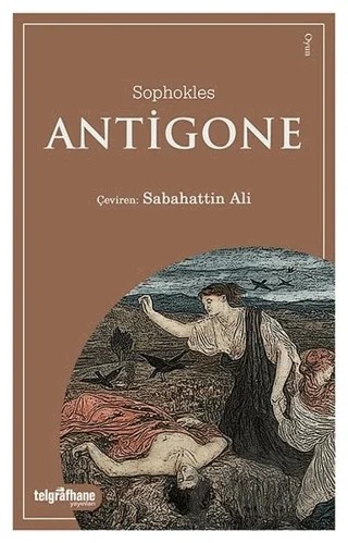 Antigone – Sophokles – Telgrafhane Yayınları kitap kapağı