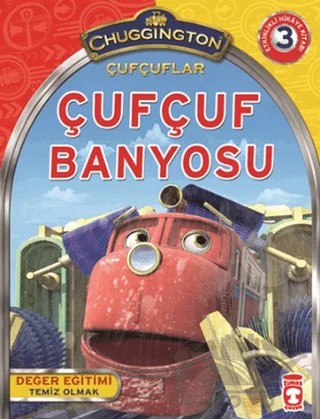Çufçuflar: Çufçuf Banyosu – Chuggington – Timaş Çocuk kitap kapağı