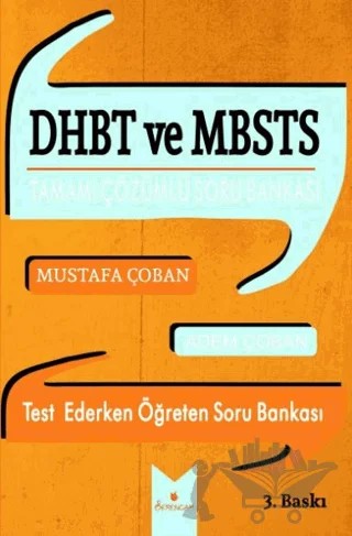 DHBT ve MBSTS Tamamı Çözümlü Soru Bankası – Adem Çoban, Mustafa Çoban – Serencam Yayınevi kitap kapağı