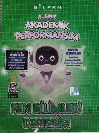 5. Sınıf Fen Bilimleri Akademik Performansım Defterim – Kolektif – Bilfen Yayıncılık kitap kapağı