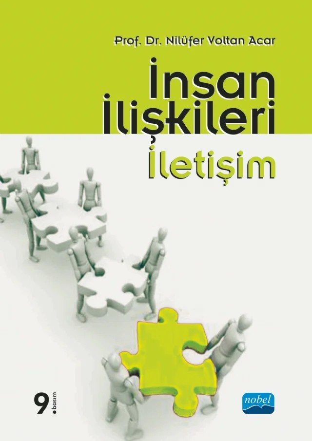 İnsan İlişkileri İletişim – Nilüfer Voltan Acar – Nobel Akademik Yayıncılık kitap kapağı