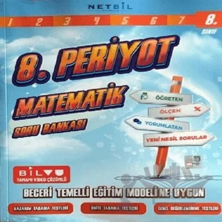 8. Sınıf Periyot Matematik Soru Bankası – Kolektif – Netbil Yayıncılık kitap kapağı