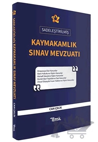 Kaymakamlık Sınav Mevzuatı (Sadeleştirilmiş) – Can Çelik – Temsil Kitap kitap kapağı