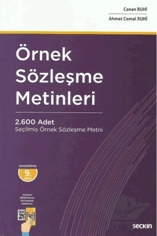 Örnek Sözleşme Metinleri – Ahmet Cemal Ruhi, Canan Ruhi – Seçkin Yayıncılık kitap kapağı