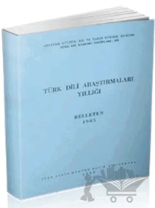Türk Dili Araştırmaları Yıllığı - Belleten 1989 – Türk Dil Kurumu Yayınları kitap kapağı