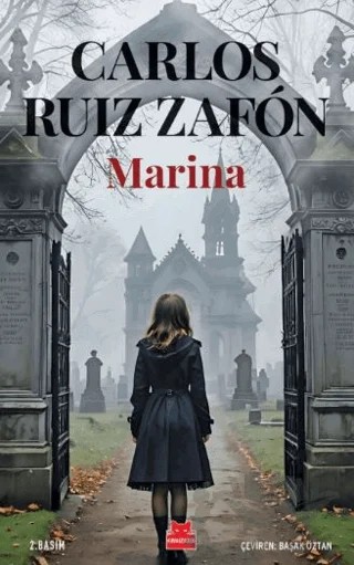 Marina – Carlos Ruiz Zafon – Kırmızı Kedi Yayınevi kitap kapağı