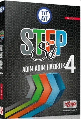 TYT AYT Sayısal 4. Kitap Step Set – Kolektif – Nego Yayınları kitap kapağı