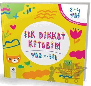 İlk Dikkat Kitabım - Yaz Sil – Sinem Örenli – Sankofa Yayınevi kitap kapağı