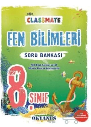 8. Sınıf Classmate Fen Bilimleri Soru Bankası – Işık Özkan – Okyanus Yayınları kitap kapağı