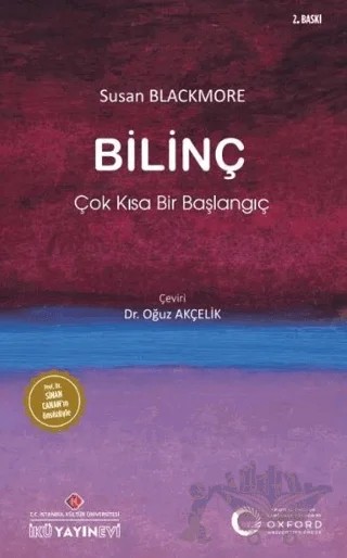 Bilinç – Susan Blackmore – İstanbul Kültür Üniversitesi - İKÜ Yayınevi kitap kapağı