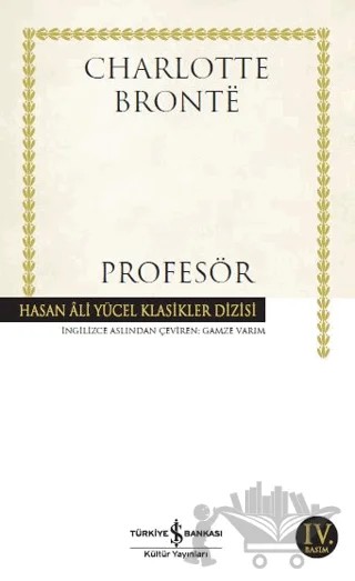 Profesör – Charlotte Bronte – İş Bankası Kültür Yayınları kitap kapağı
