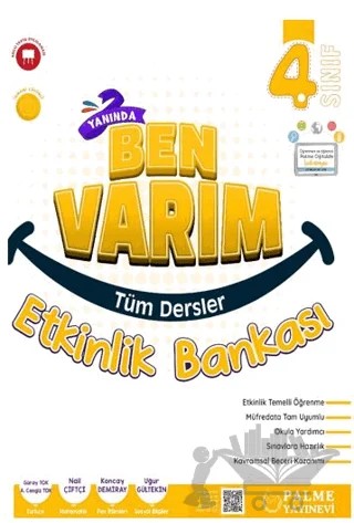 4. Sınıf Yanında Ben Varım Tüm Dersler Etkinlik Bankası – Güray Tok, Nail Çiftçi, Koncay Demiray, Uğur Gültekin, A.Cengiz Tok – Palme Yayınları kitap kapağı