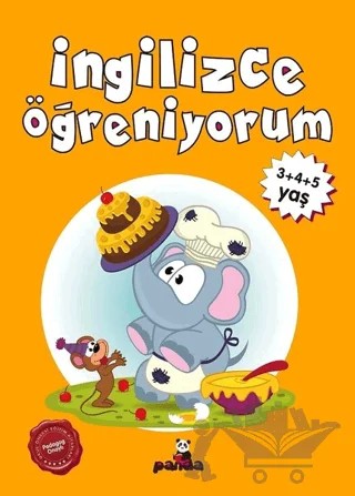 İngilizce Öğreniyorum 3+4+5 Yaş – Gamze Dokumacı – Beyaz Panda Yayınları kitap kapağı