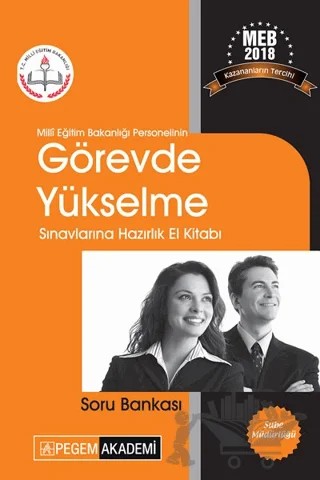 Milli Eğitim Bakanlığı Personelinin Görevde Yükselme Sınavlarına Hazırlık El Kitabı Soru Bankası – Kolektif – Pegem Akademi Yayıncılık kitap kapağı