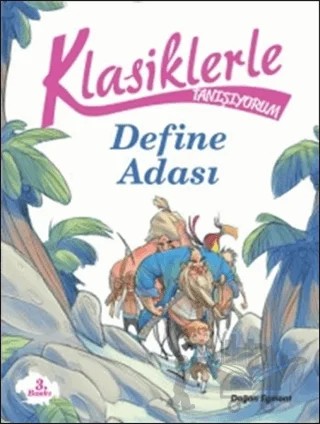 Klasiklerle Tanışıyorum - Define Adası – Pierdomenico Baccalario – Doğan Egmont Yayıncılık kitap kapağı