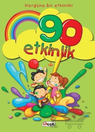 90 Etkinlik - Hergüne Bir Etkinlik! – Betül Tok – Teen Yayıncılık kitap kapağı