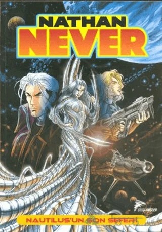 Nathan Never Dev Albüm 8 : Nautilus'un Son Seferi – Stefano Vietti – Çizgi Düşler Yayınevi kitap kapağı