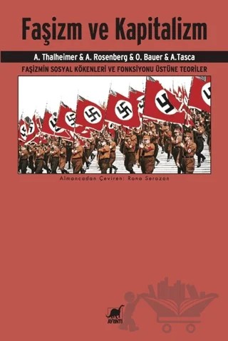 Faşizm ve Kapitalizm – A. Rosenberg, A. Tasca, A. Thalheimer, O. Bauer – Ayrıntı Yayınları kitap kapağı
