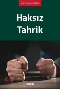 Haksız Tahrik – Timur Demirbaş – Seçkin Yayıncılık kitap kapağı