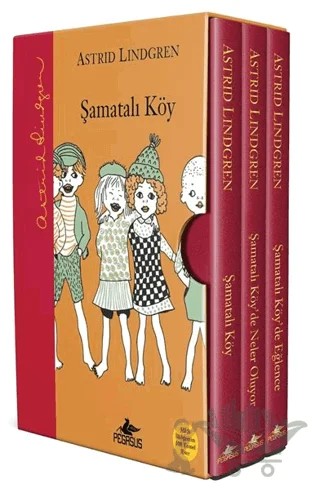Şamatalı Köy Serisi Kutulu Özel Set (3 Kitap) – Astrid Lindgren – Pegasus Çocuk Yayınları kitap kapağı