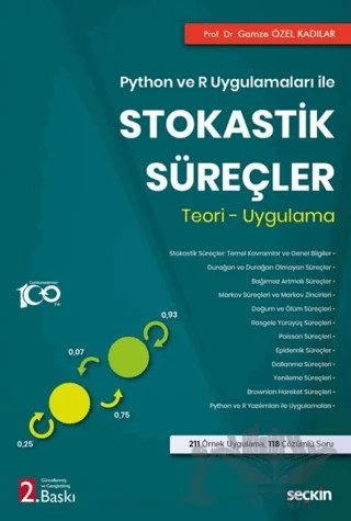 Python ve R Uygulamaları ile Stokastik Süreçler Teori – Uygulama – Gamze Özel Kadılar – Seçkin Yayıncılık kitap kapağı