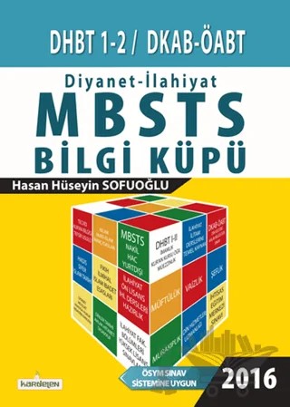 DHBT 1-2 / MBSTS / DKAB - ÖABT Diyanet - İlahiyat Bilgi Küpü - 2016 – Kolektif – Kardelen Yayınları kitap kapağı
