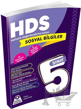 5. Sınıf Sosyal Bilgiler Haftalık Değerlendirme Sınavı HDS – Olcay Göktepe – Örnek Akademi kitap kapağı