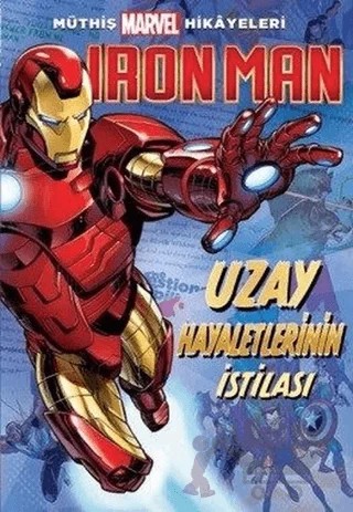 Uzay Hayaletlerinin İstilası - Iron Man – Steve Behling – Beta Kids kitap kapağı