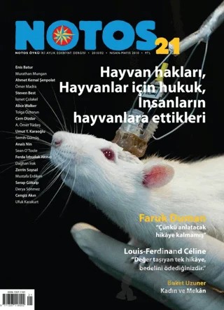 Notos Öykü İki Aylık Edebiyat Dergisi Sayı: 21 – Notos Öykü Dergisi kitap kapağı
