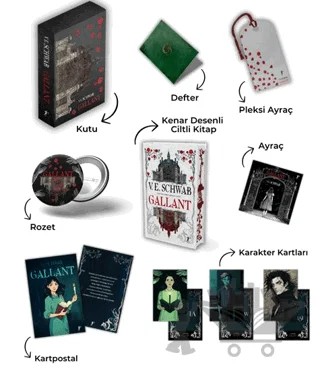 Gallant- Kutulu Set (Ciltli) – V. E. Schwab – Artemis Yayınları kitap kapağı