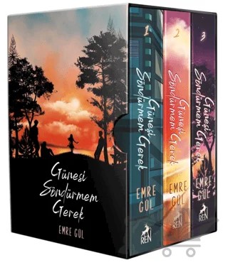 Güneşi Söndürmem Gerek - 3 Kitap Kutulu Set – Emre Gül – Ren Kitap kitap kapağı
