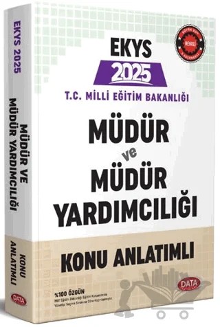 2025 MEB EKYS Müdür ve Yardımcılığı Konu Anlatımlı – Kolektif – Data Yayınları kitap kapağı