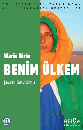 Benim Ülkem – Waris Dirie – Bilge Kültür Sanat kitap kapağı