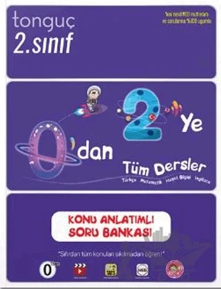 2. Sınıf 0'dan 2'ye Konu Anlatımlı Soru Bankası – Kolektif – Tonguç Akademi kitap kapağı