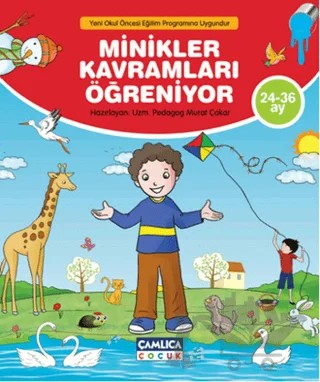 Minikler Kavramları Öğreniyor – Murat Çakar – Çamlıca Çocuk Yayınları kitap kapağı