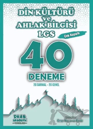 LGS Dün Kültürü ve Ahlak Bilgisi 40 Deneme – Kolektif – DKAB Akademi Yayınları kitap kapağı