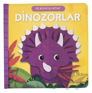 Üç Boyutlu Kitap - Dinozorlar – Kolektif – Masalperest kitap kapağı