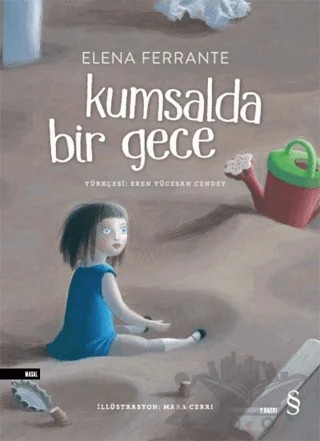 Kumsalda Bir Gece – Elena Ferrante – Everest Yayınları kitap kapağı