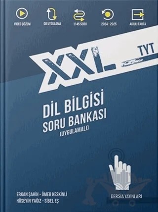 TYT Türkçe XXL Dil Bilgisi Soru Bankası – Kolektif – Dersia Yayınları kitap kapağı