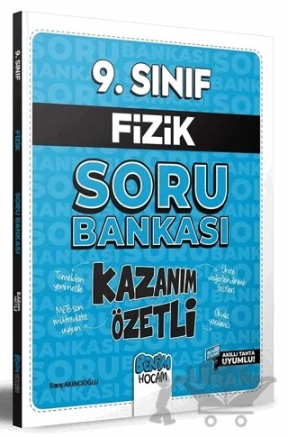 9. Sınıf Kazanım Özetli Fizik Soru Bankası – Barış Akıncıoğlu – Benim Hocam Yayınları kitap kapağı