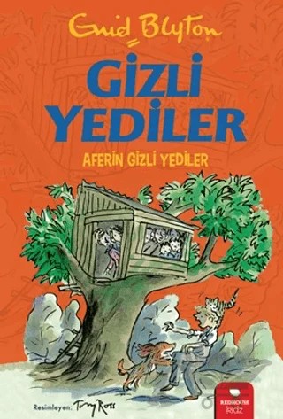 Gizli Yediler - Aferin Gizli Yediler – Enid Blyton – Redhouse Kidz Yayınları kitap kapağı