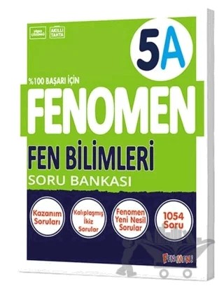 Fenomen 5 Fen Bilimleri (A) Soru Bankası – Kolektif – Fenomen Yayınları kitap kapağı