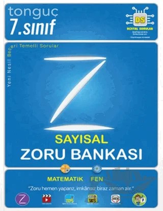 7. Sınıf Sayısal Zoru Bankası – Kolektif – Tonguç Akademi kitap kapağı
