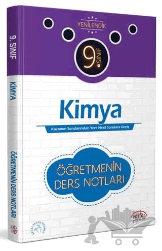 9. Sınıf Kimya Öğretmenin Ders Notları – Kolektif – Editör Yayınevi kitap kapağı