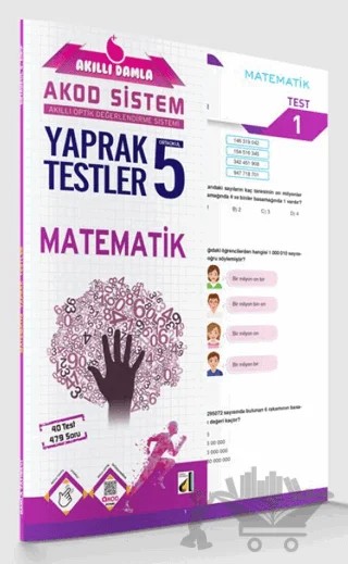 Akıllı Damla Matematik Yaprak Testler-5. Sınıf – Kolektif – Damla Yayınevi kitap kapağı