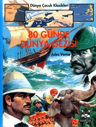 80 Günde Dünya Gezisi – Jules Verne – Marsık Kitap kitap kapağı